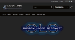 Desktop Screenshot of customlaserspecialty.com
